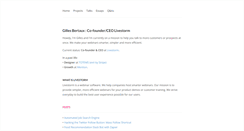 Desktop Screenshot of gillesbertaux.com