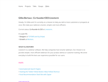 Tablet Screenshot of gillesbertaux.com
